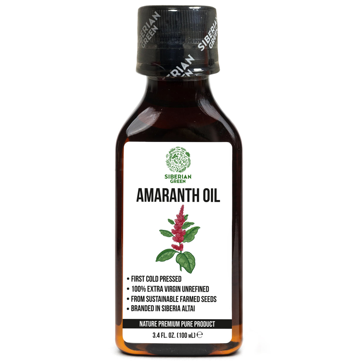 Organic Amaranth Seed Oil – Extra Virgin Cold-Pressed (100ml)