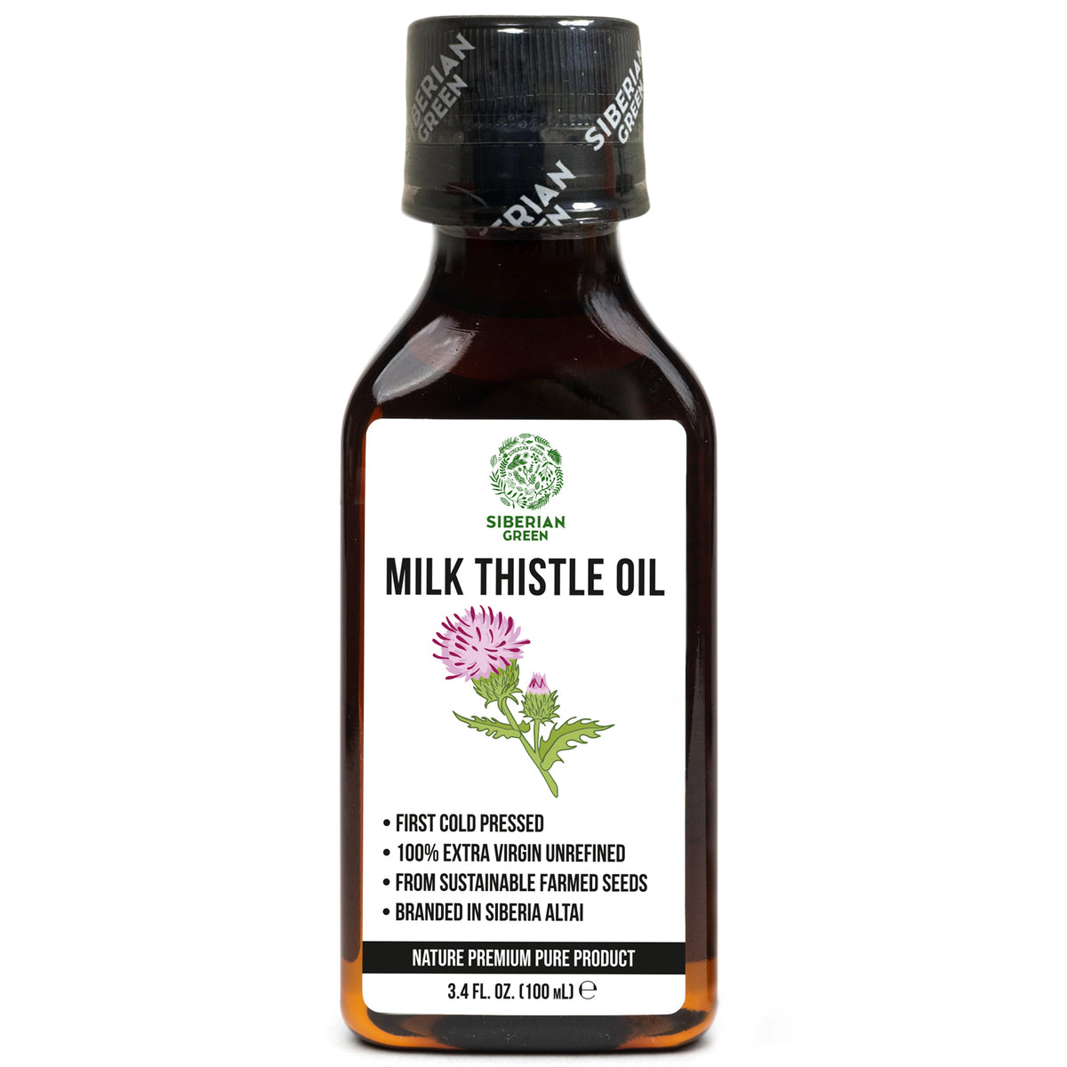 Organic Milk Thistle Oil – 100% Natural Cold-Pressed