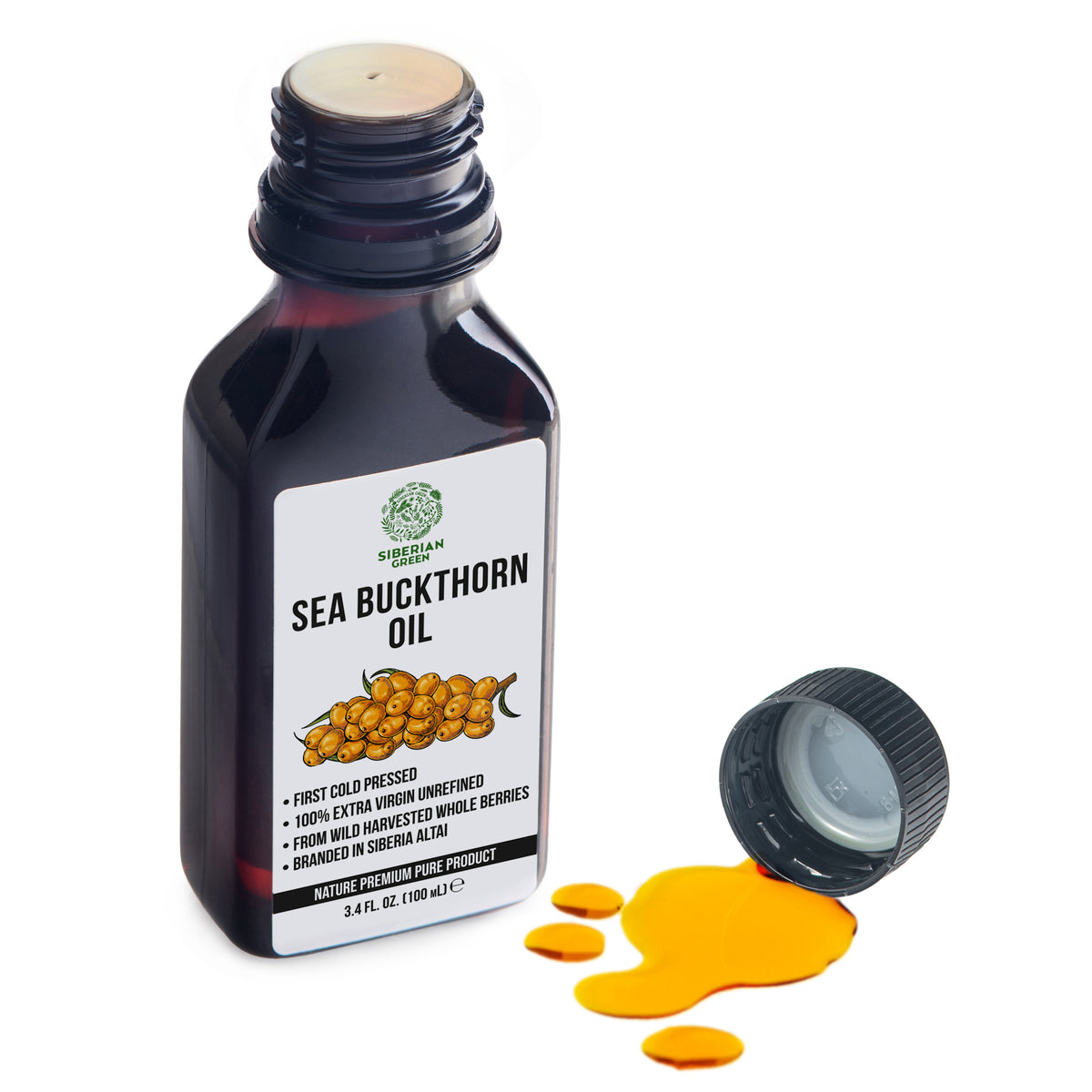 Siberian Sea Buckthorn Oil – 2 Pack x 100ml