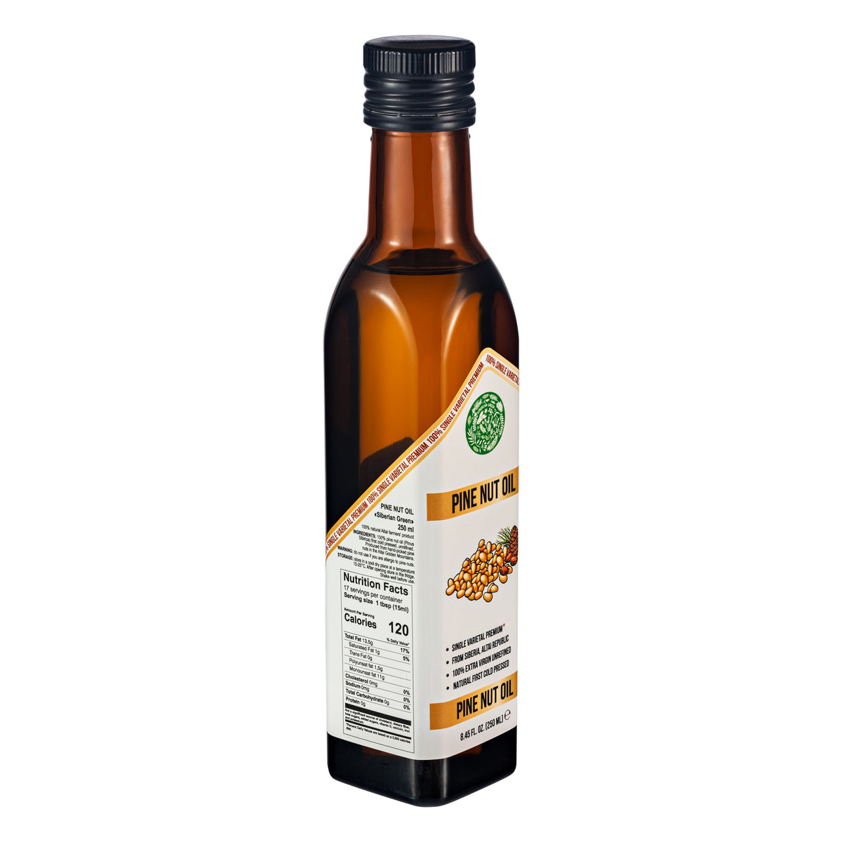 Siberian Green Products Organic Pine Nut Oil – 250ml benefits