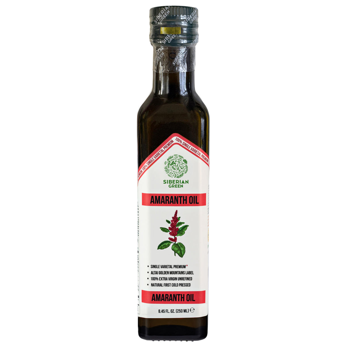 Siberian Green Amaranth Oil – 250ml Cold Pressed | Single Varietal Premium
