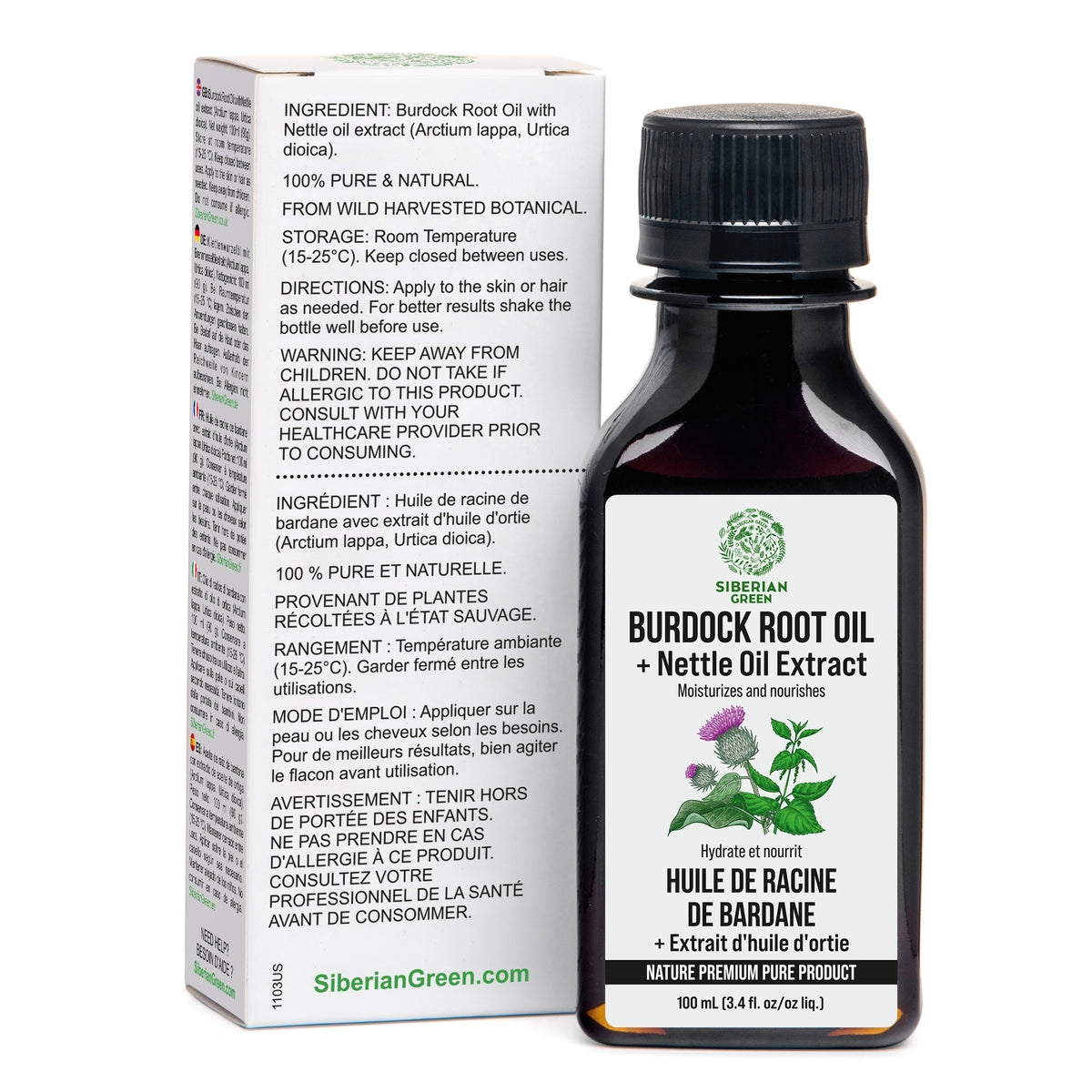 Burdock Oil with Nettle – The Hair Care Solutions available in the UK