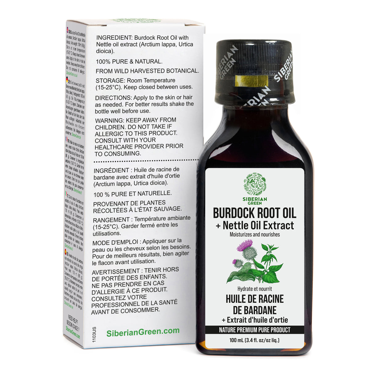 Burdock Oil with Nettle – The Hair Care Solutions available in the UK