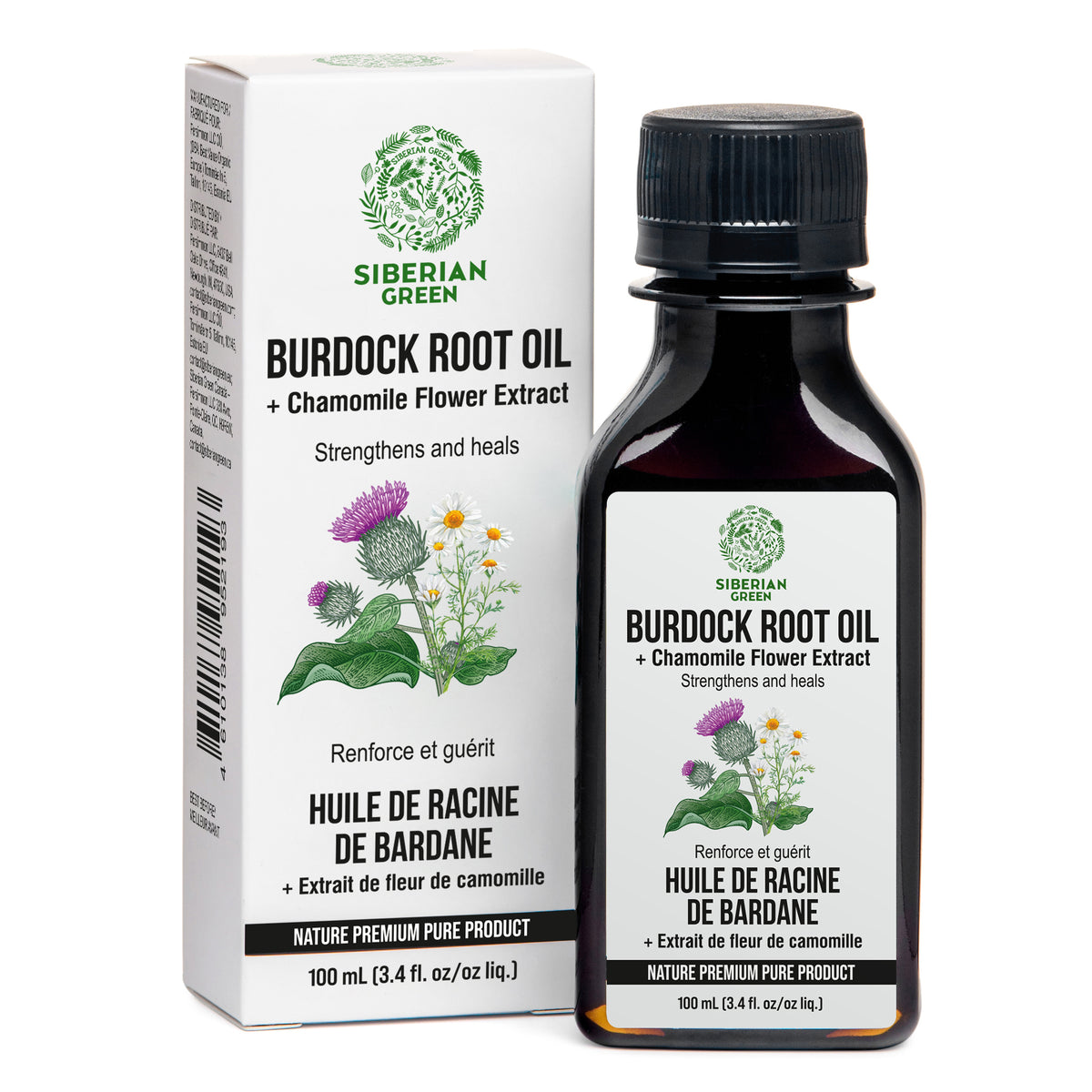 Burdock Oil with Chamomile Extract: Natural Care for Healthier Hair