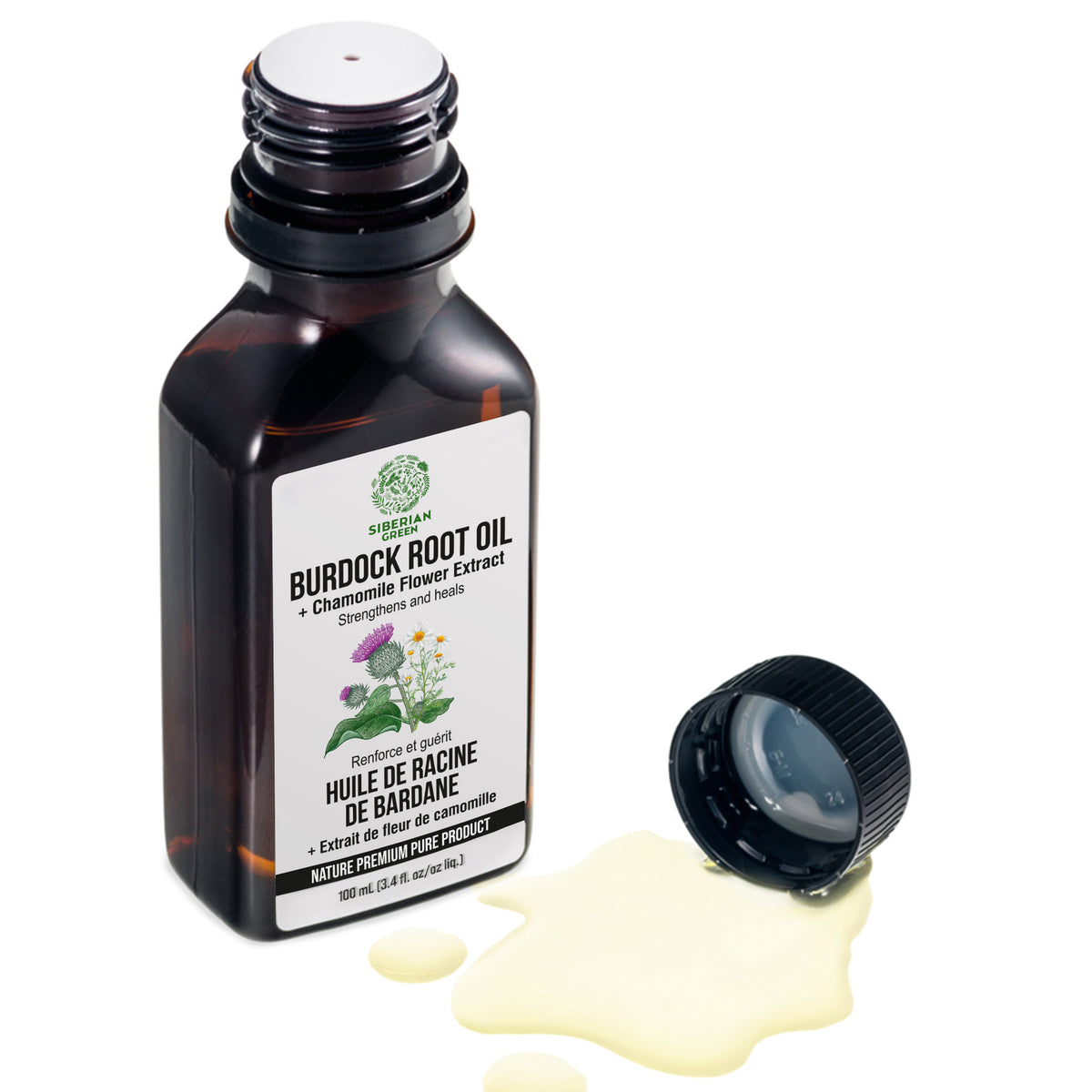 Burdock Oil with Chamomile Extract: Natural Care for Healthier Hair