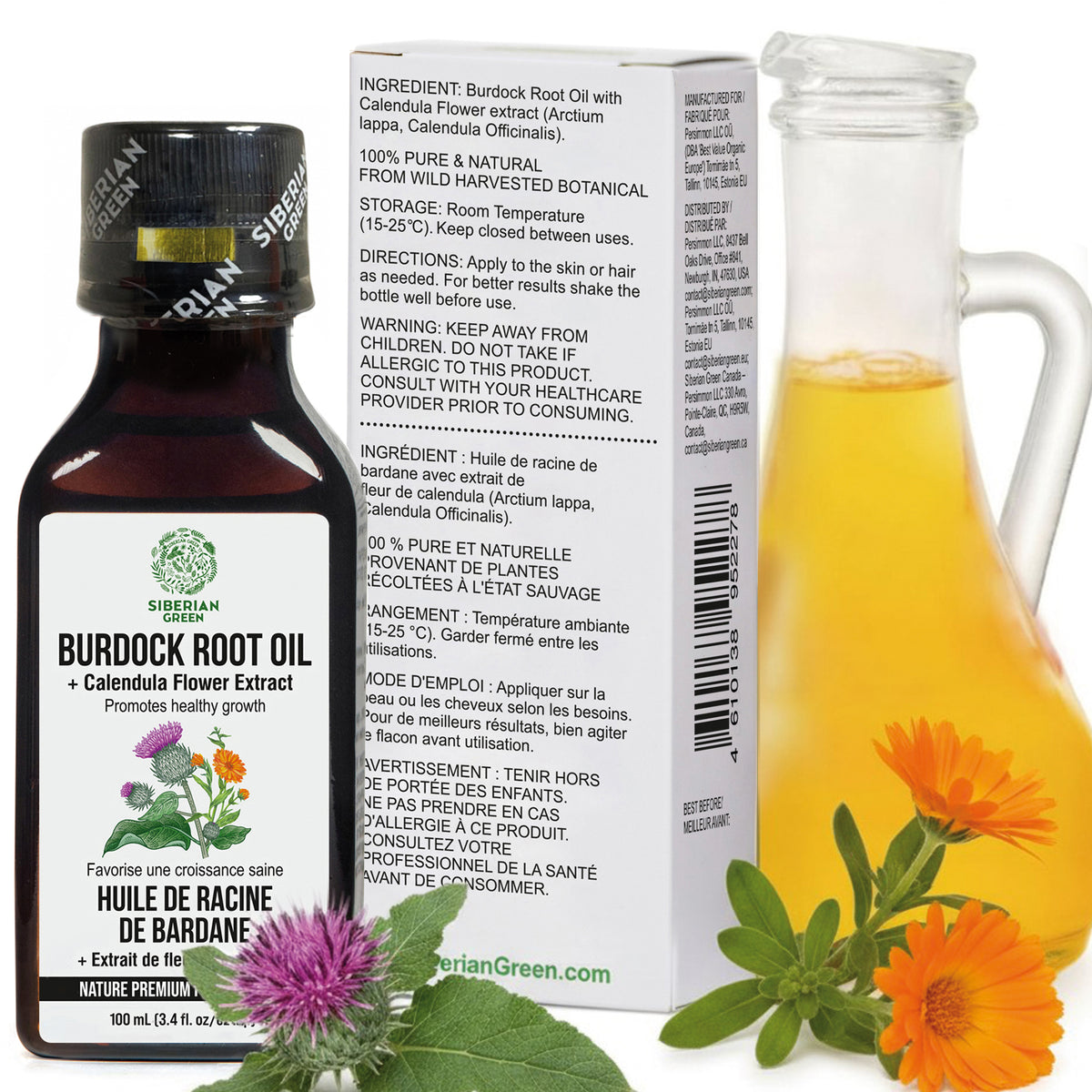 Burdock Oil with Calendula - The Best Hair Treatment in Great Britain