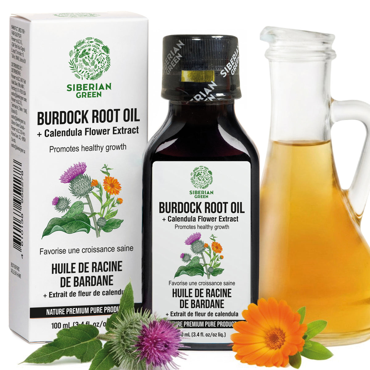 Burdock Oil with Calendula - The Best Hair Treatment in Great Britain