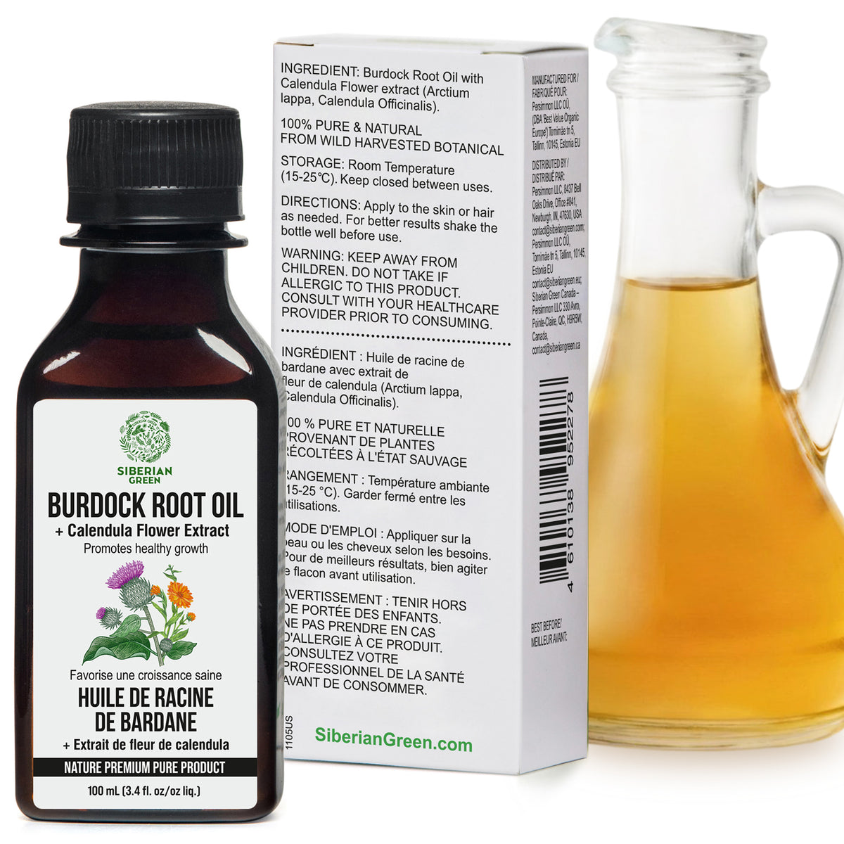 Burdock Oil with Calendula - The Best Hair Treatment in Great Britain