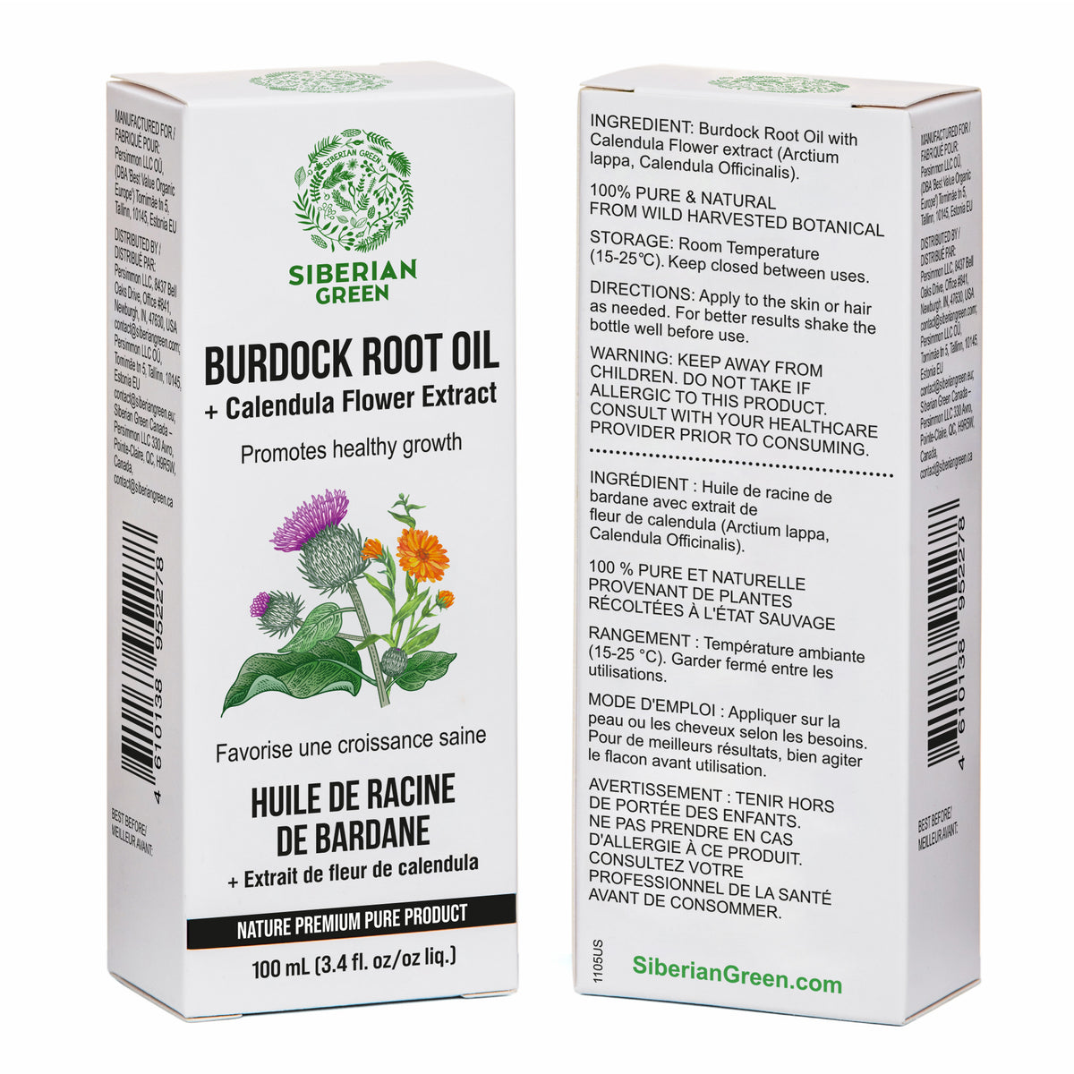 Burdock Oil with Calendula - The Best Hair Treatment in Great Britain