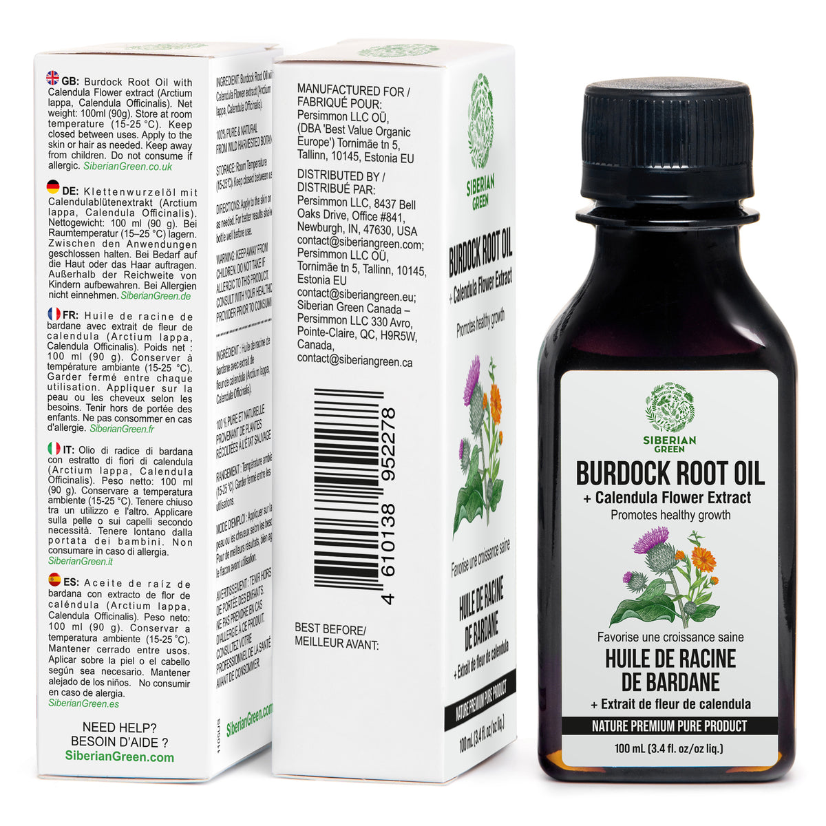 Burdock Oil with Calendula - The Best Hair Treatment in Great Britain