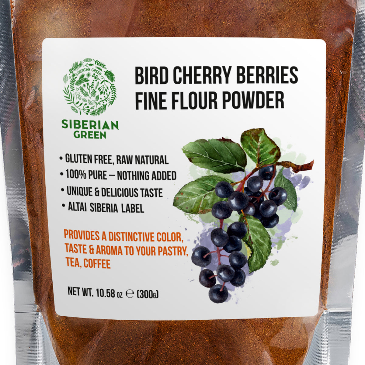 Siberian Bird Cherry Powder (Flour) – Gluten-Free, Wild-Harvested, and Naturally Delicious