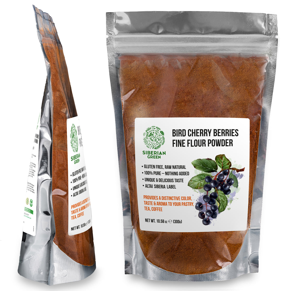 Siberian Bird Cherry Powder (Flour) – Gluten-Free, Wild-Harvested, and Naturally Delicious