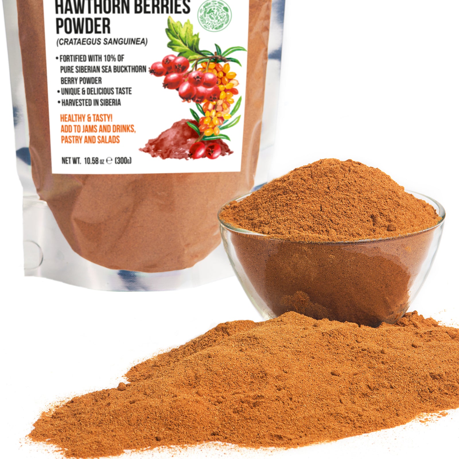 Siberian Hawthorn & Sea Buckthorn Powder 