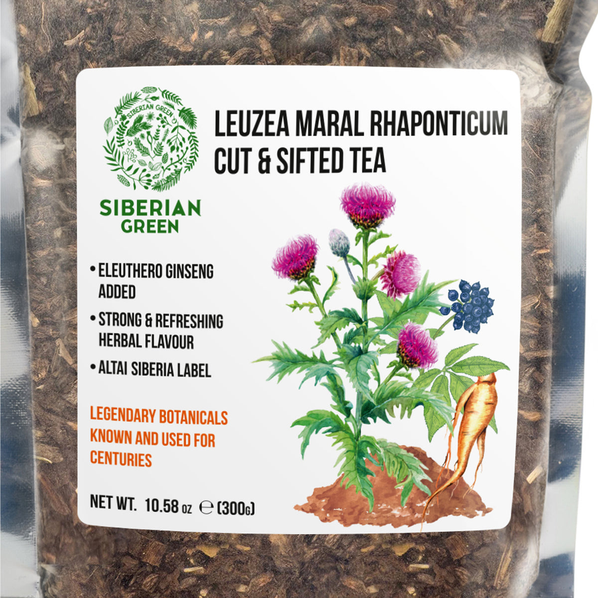 Maral Root Powder with 10% Siberian Ginseng – 300g