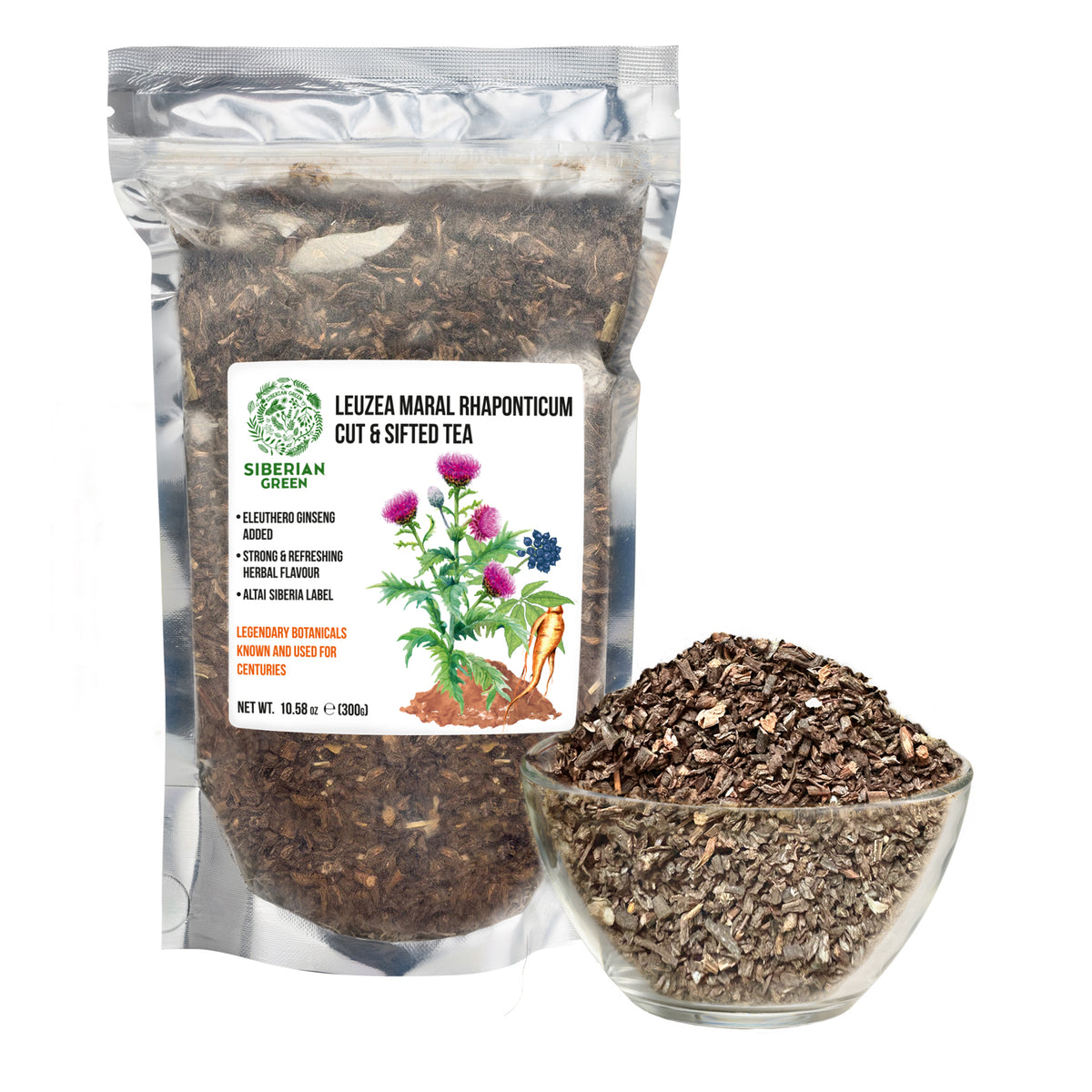 Maral Root Powder with 10% Siberian Ginseng – 300g