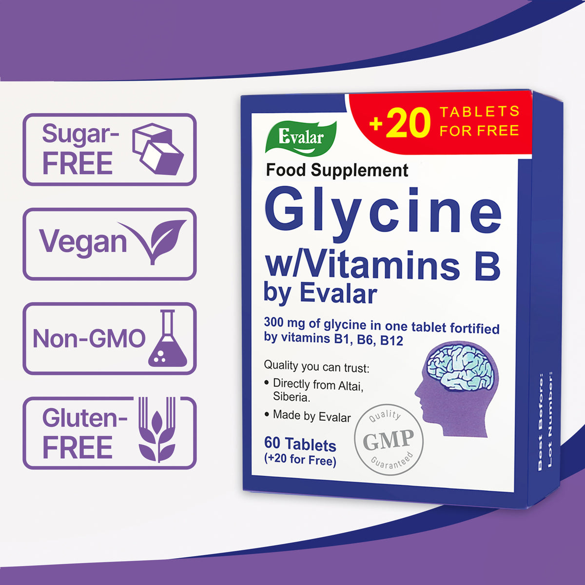 Glycine Forte Evalar 60 Tabs