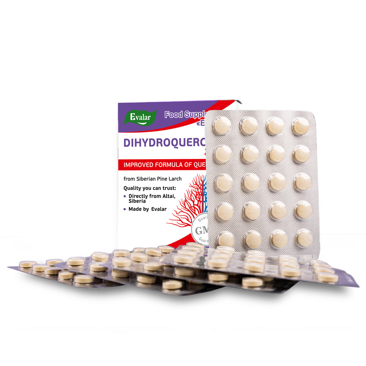 Siberian Pine Larch by Evalar Dihydro Quercetin 100 Tabs