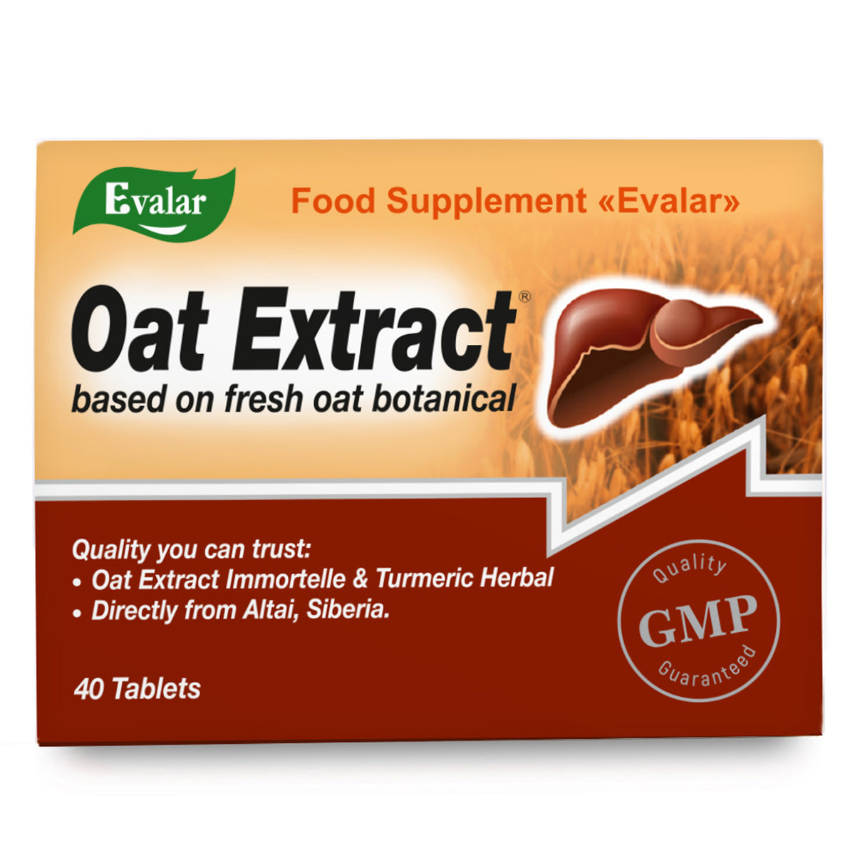 Oat Extract with Herbs by Evalar Ovesol 40 Tabs