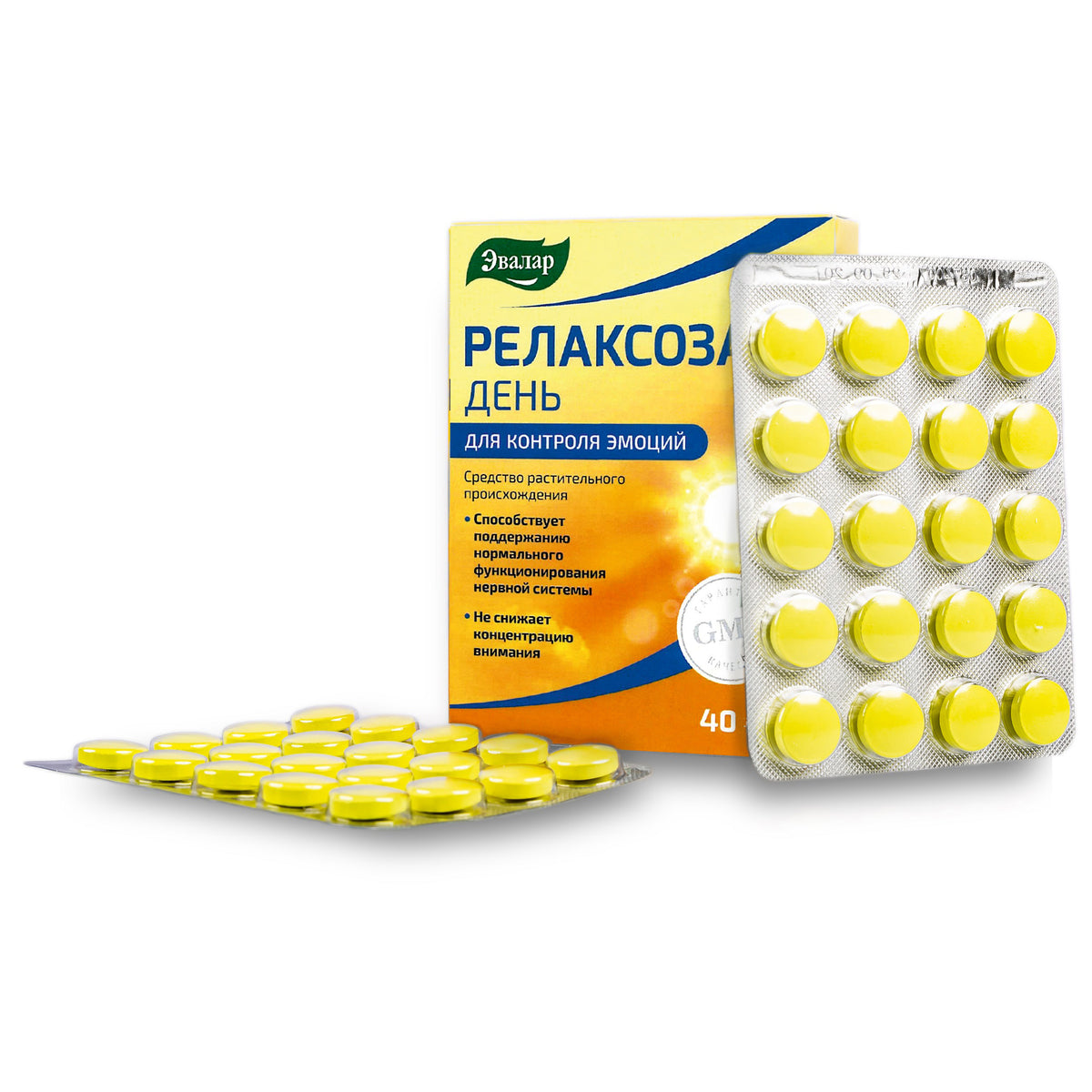 Mint Melissa Herbs by Evalar 40 Tabs