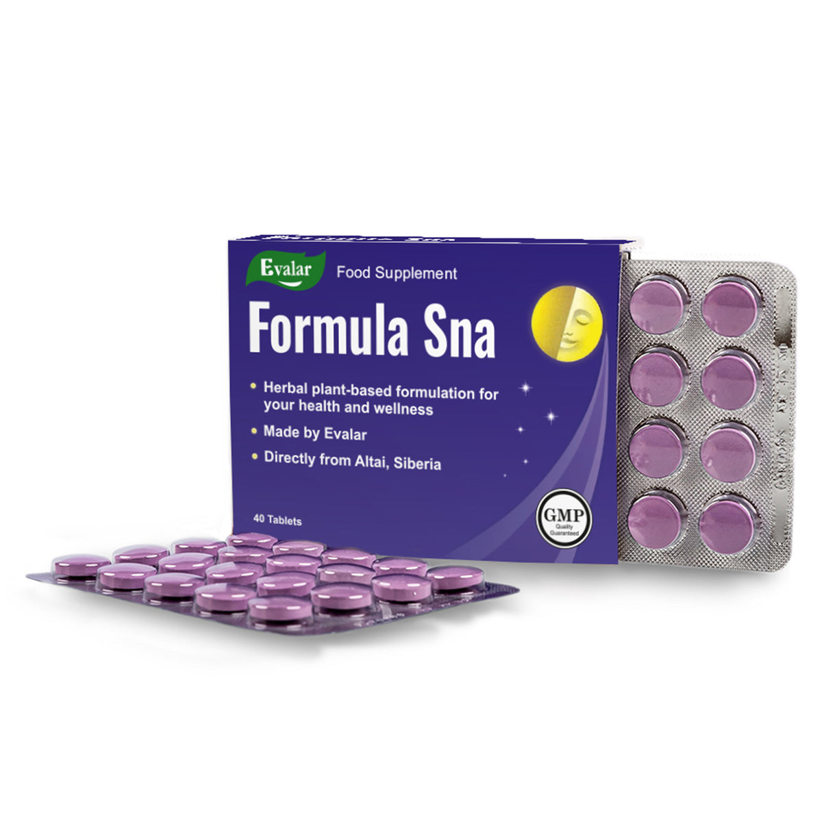 Evalar Formula 40 Vitamins | Siberian Herbal Supplement – 40 Tablets