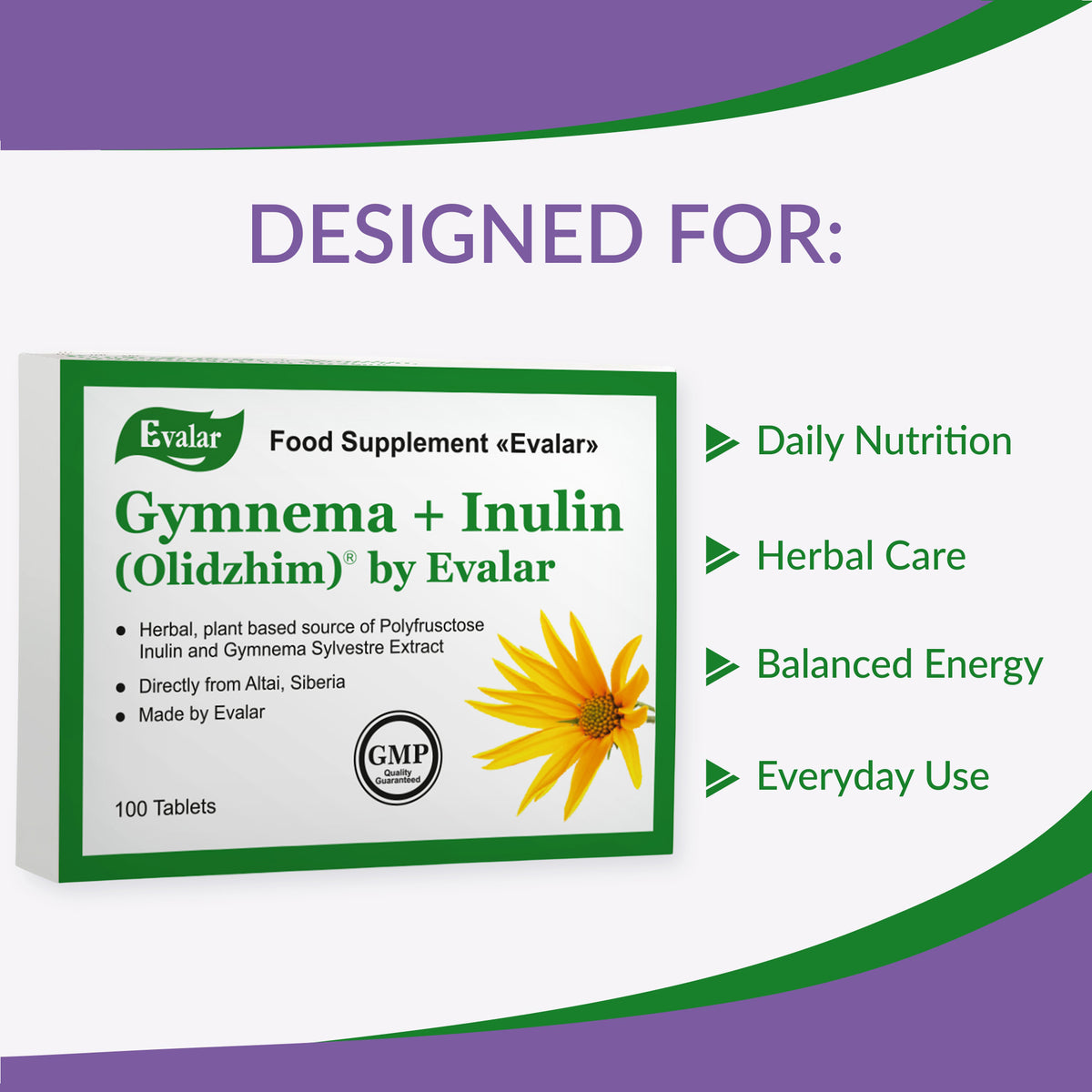 Gymnema Sylvestre with Herbs by Evalar 100 Tabs