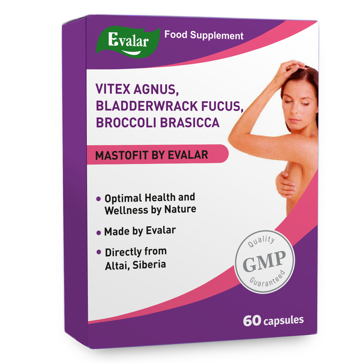 Vitex Chaste Tree Bladderwrack Fucus Extract Mastofit Herb by Evalar 100 Tab