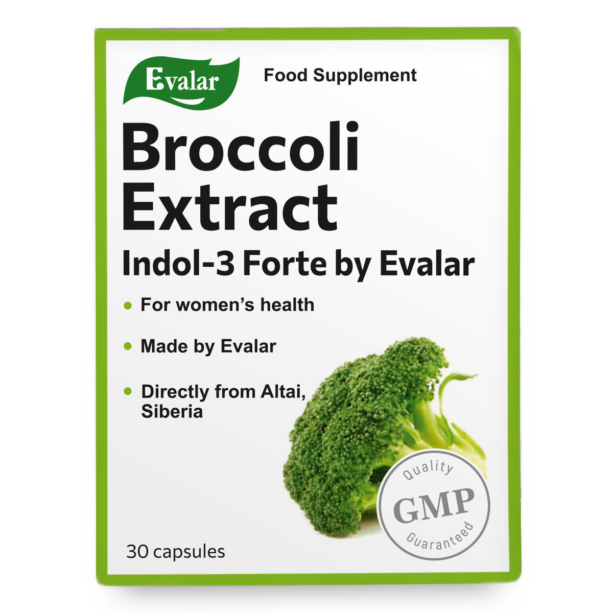 Evalar Broccoli Indol-3 Extract Herb by Evalar 30 Caps