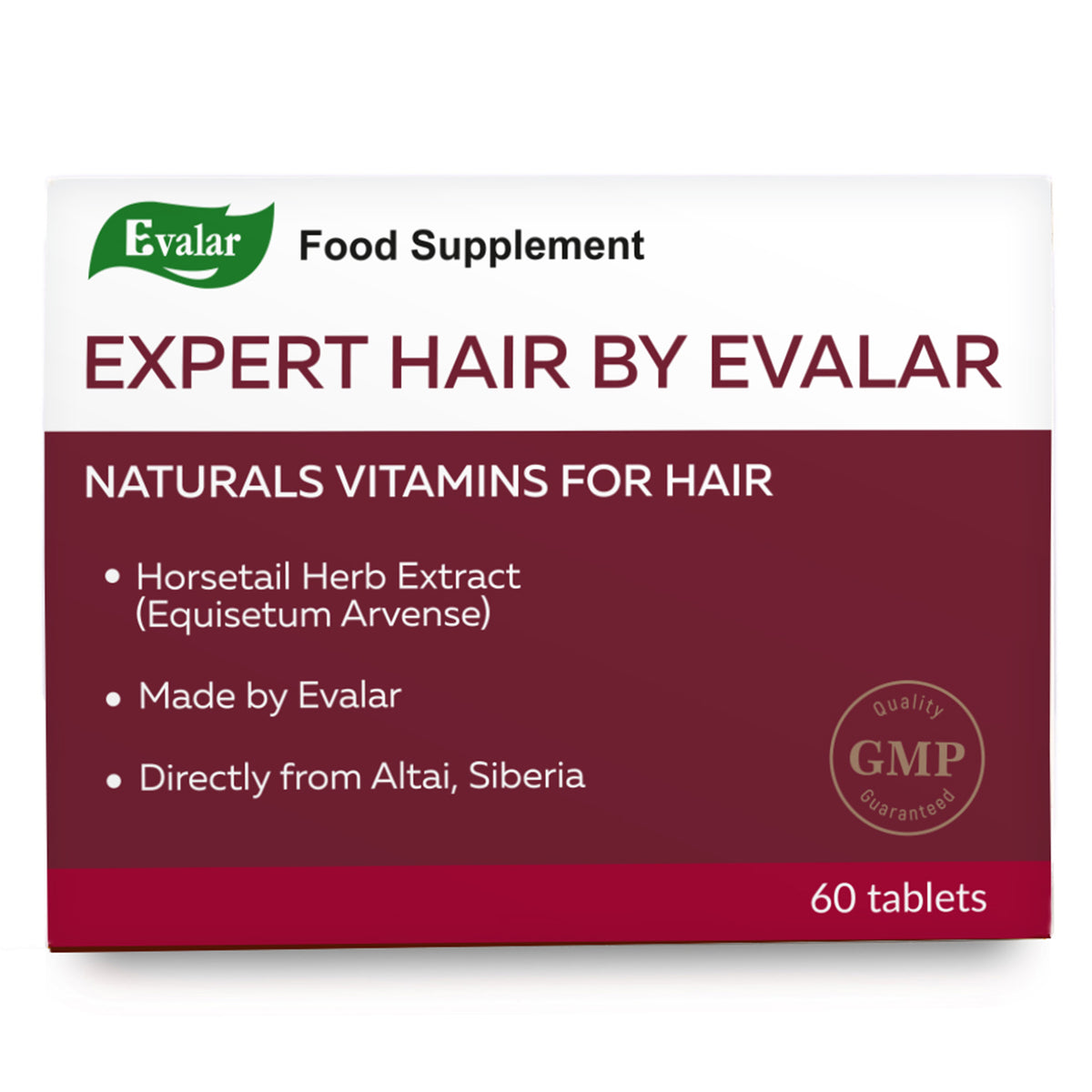 Expert Hair Horsetail Herb Equisetum Arvense Extract by Evalar 60 Tabs
