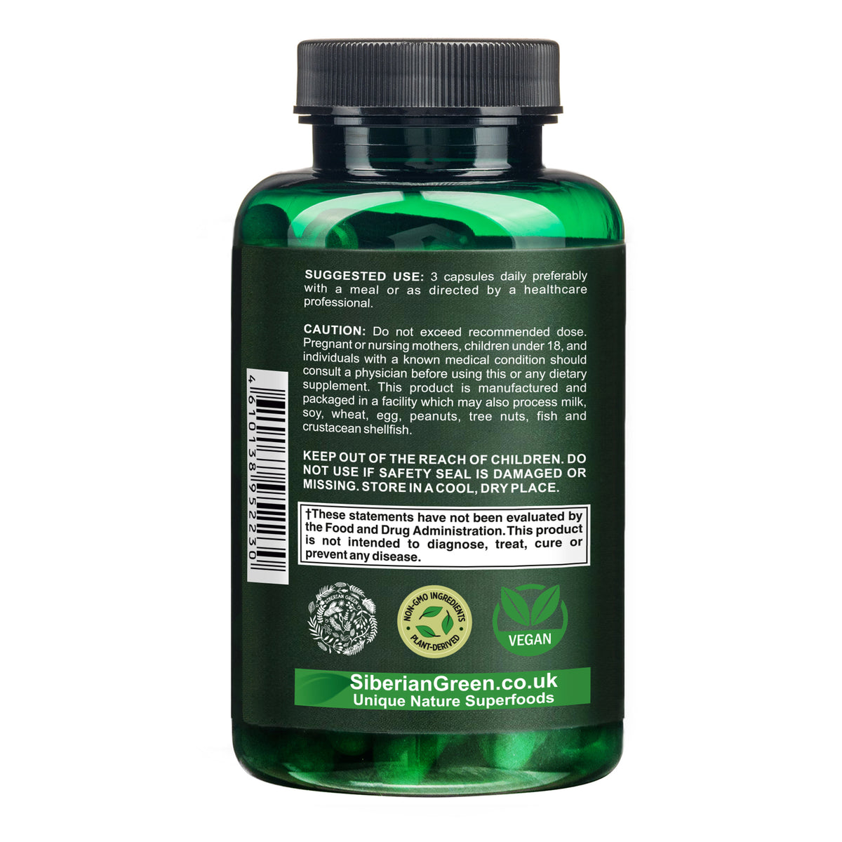 Siberian Wild Rhodiola Rosea Capsules – 350 mg – 90 Vegan Capsules
