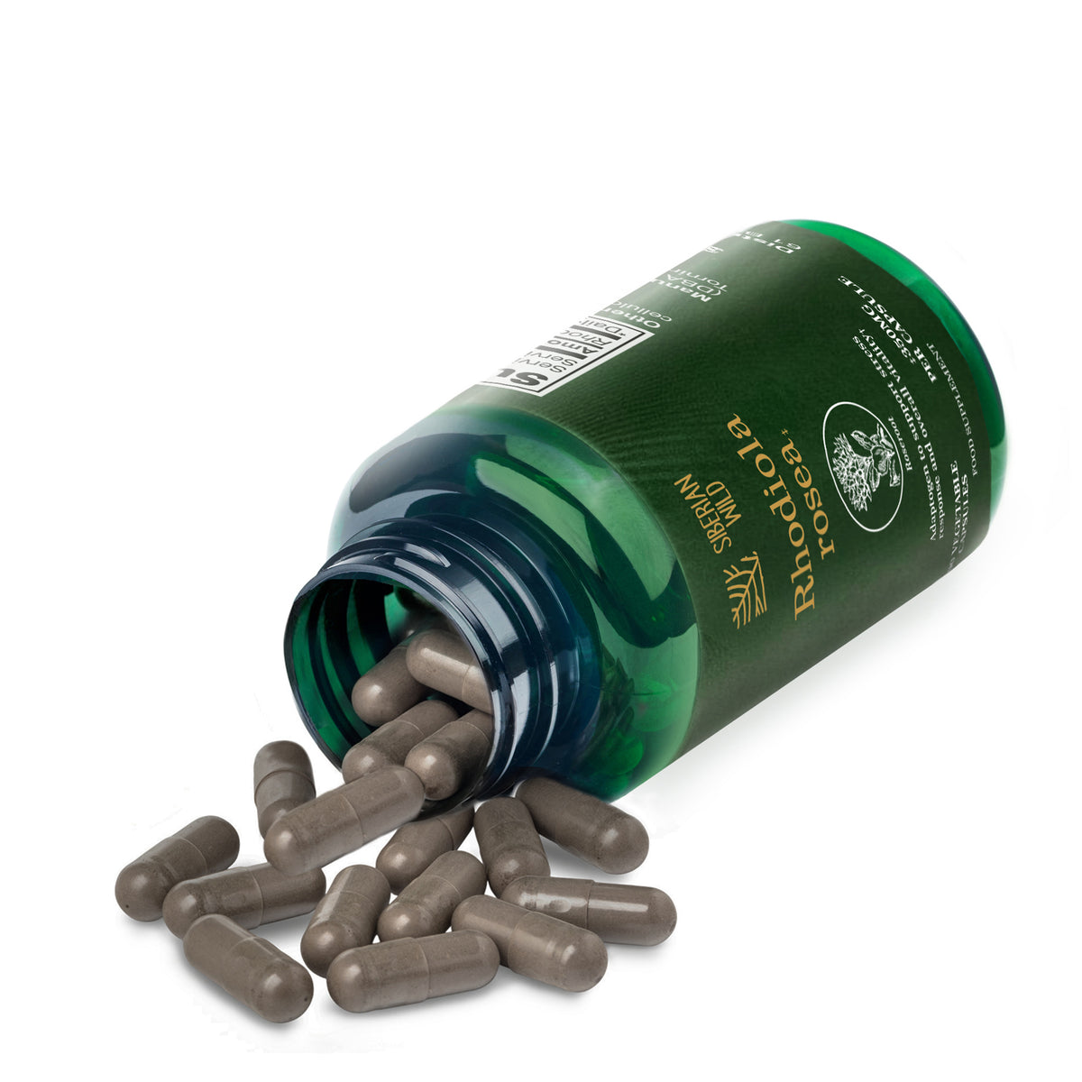 Siberian Wild Rhodiola Rosea Capsules – 350 mg – 90 Vegan Capsules