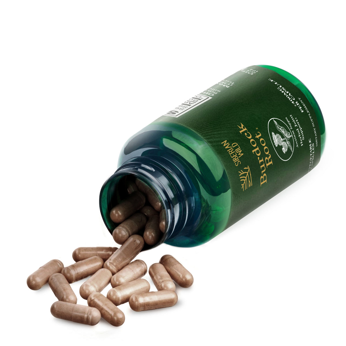 Siberian Wild Burdock Root Capsules – 1200mg