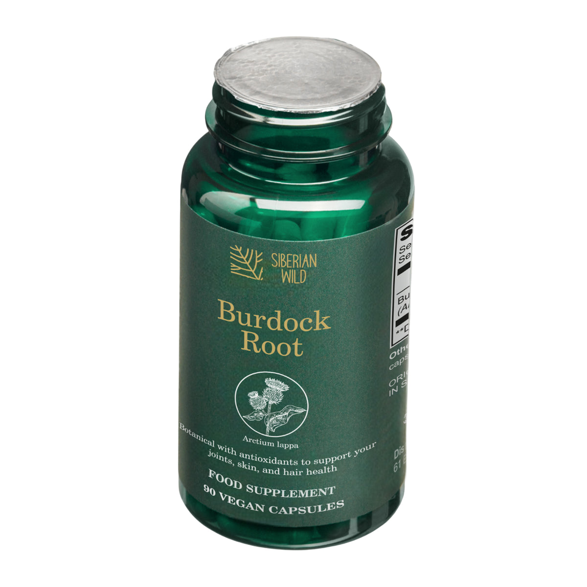 Siberian Wild Burdock Root Capsules – 1200mg