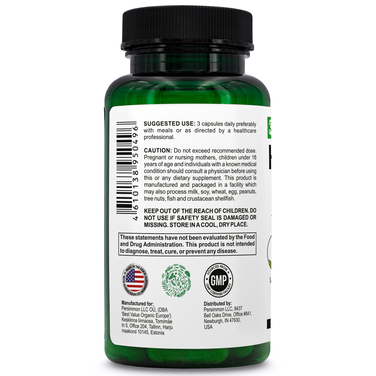 Herbal Liver Detox with Milk Thistle and Dandelion Capsules – 60 Caps