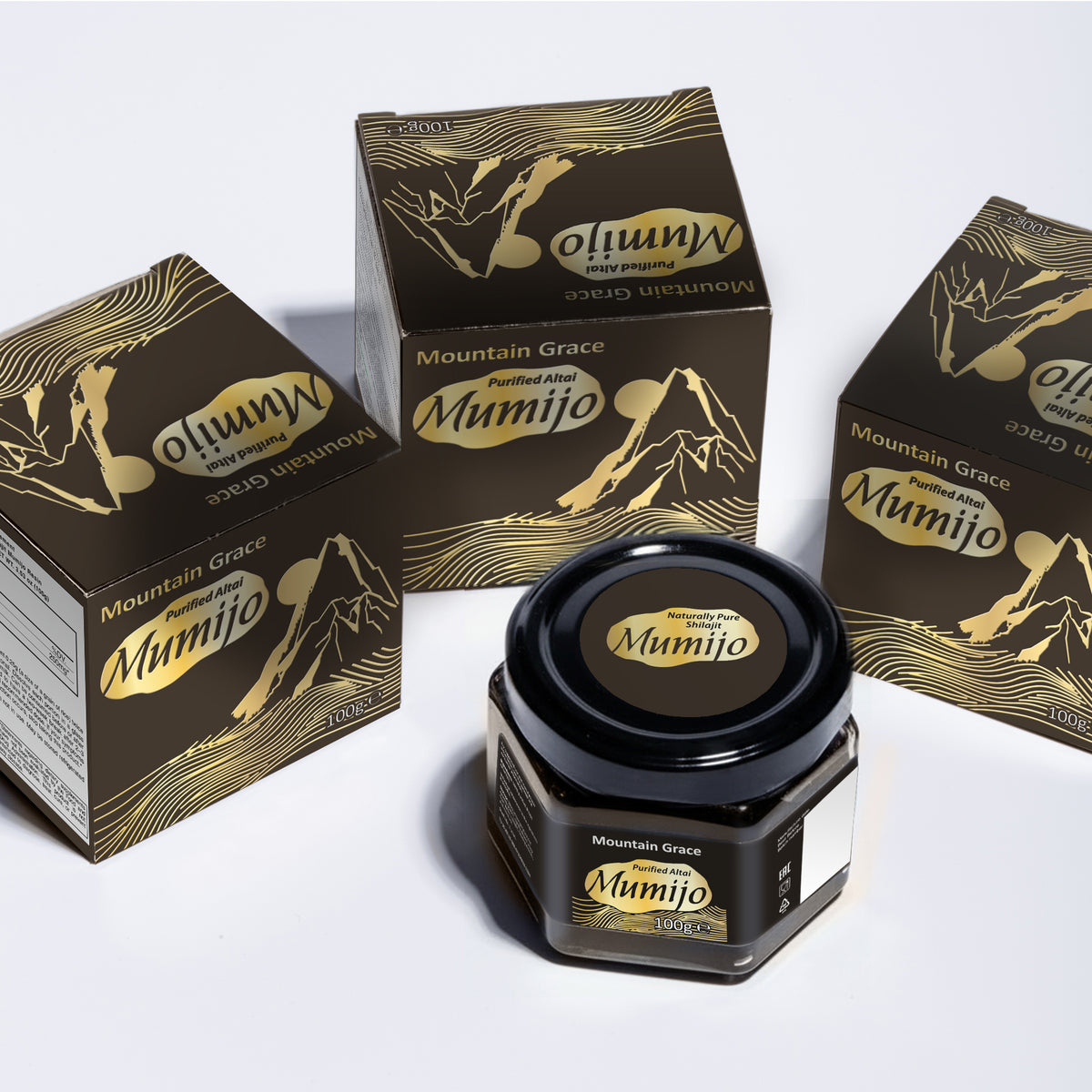 Siberian Green Altai Shilajit – 100g of Pure Resin