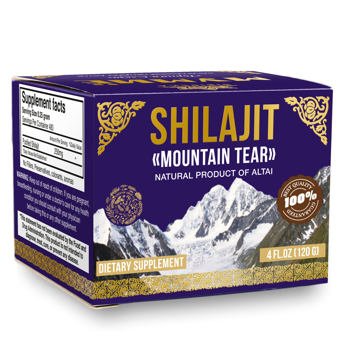 Siberian Green Shilajit Cream Resin Balm – 120g