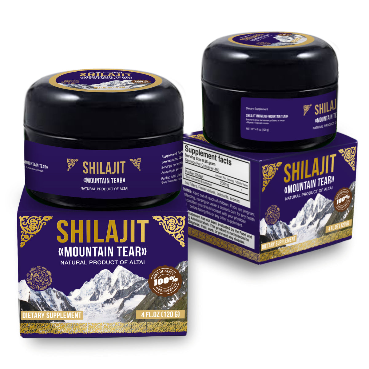 Siberian Green Shilajit Cream Resin Balm – 120g