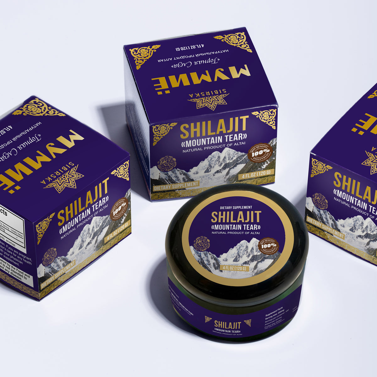 Siberian Green Shilajit Cream Resin Balm – 120g