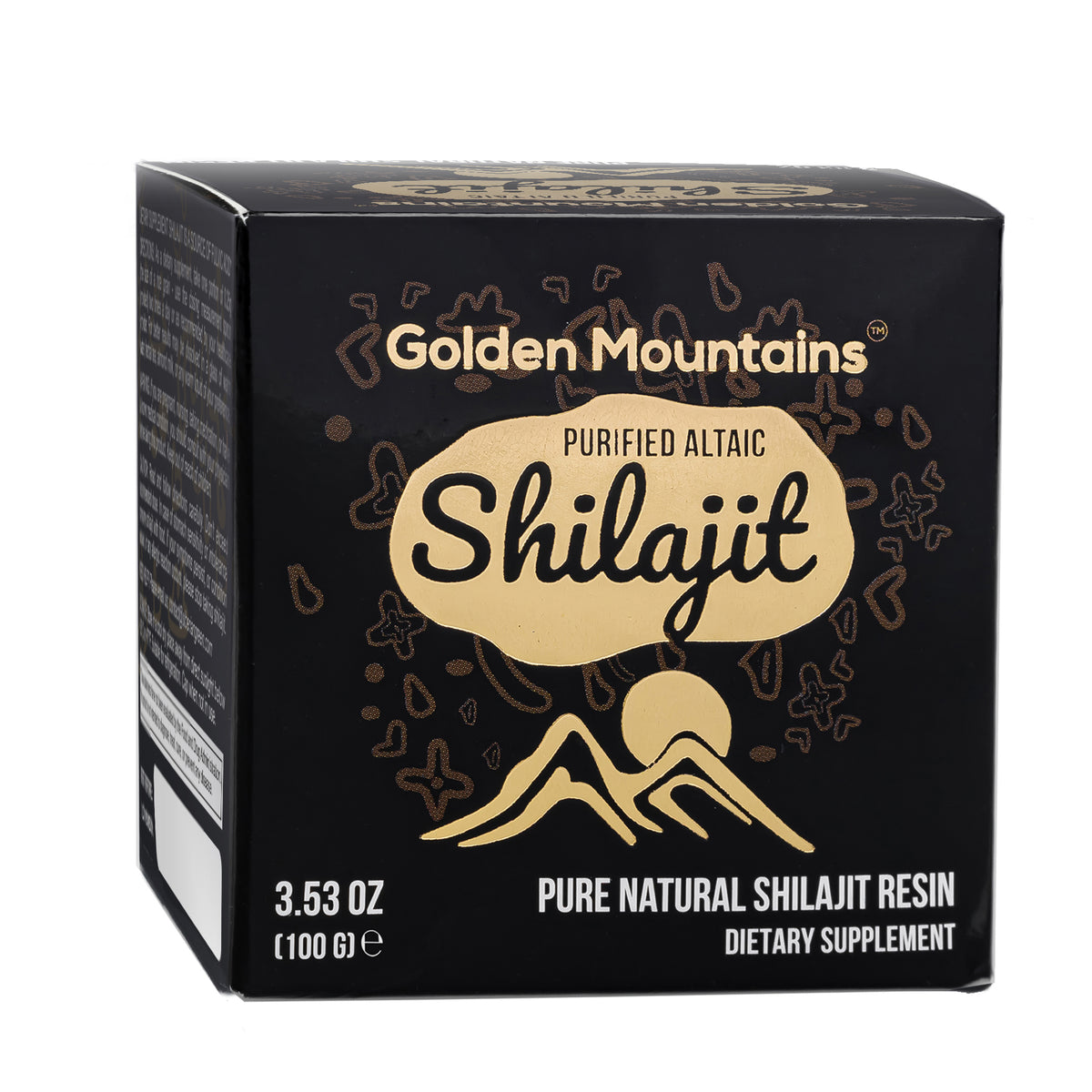 Golden Mountains Shilajit Resin – Authentic Altai Shilajit For Wellness| 100 g