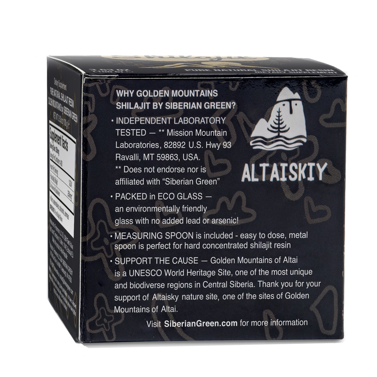 Golden Mountains Shilajit Resin – Authentic Altai Shilajit For Wellness| 100 g