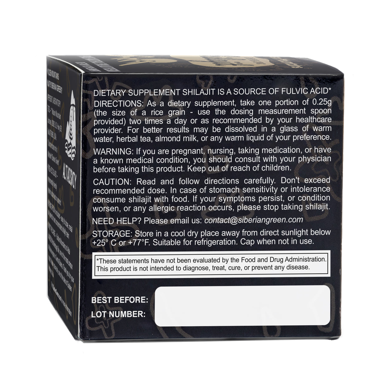 Golden Mountains Shilajit Resin – Authentic Altai Shilajit For Wellness| 100 g