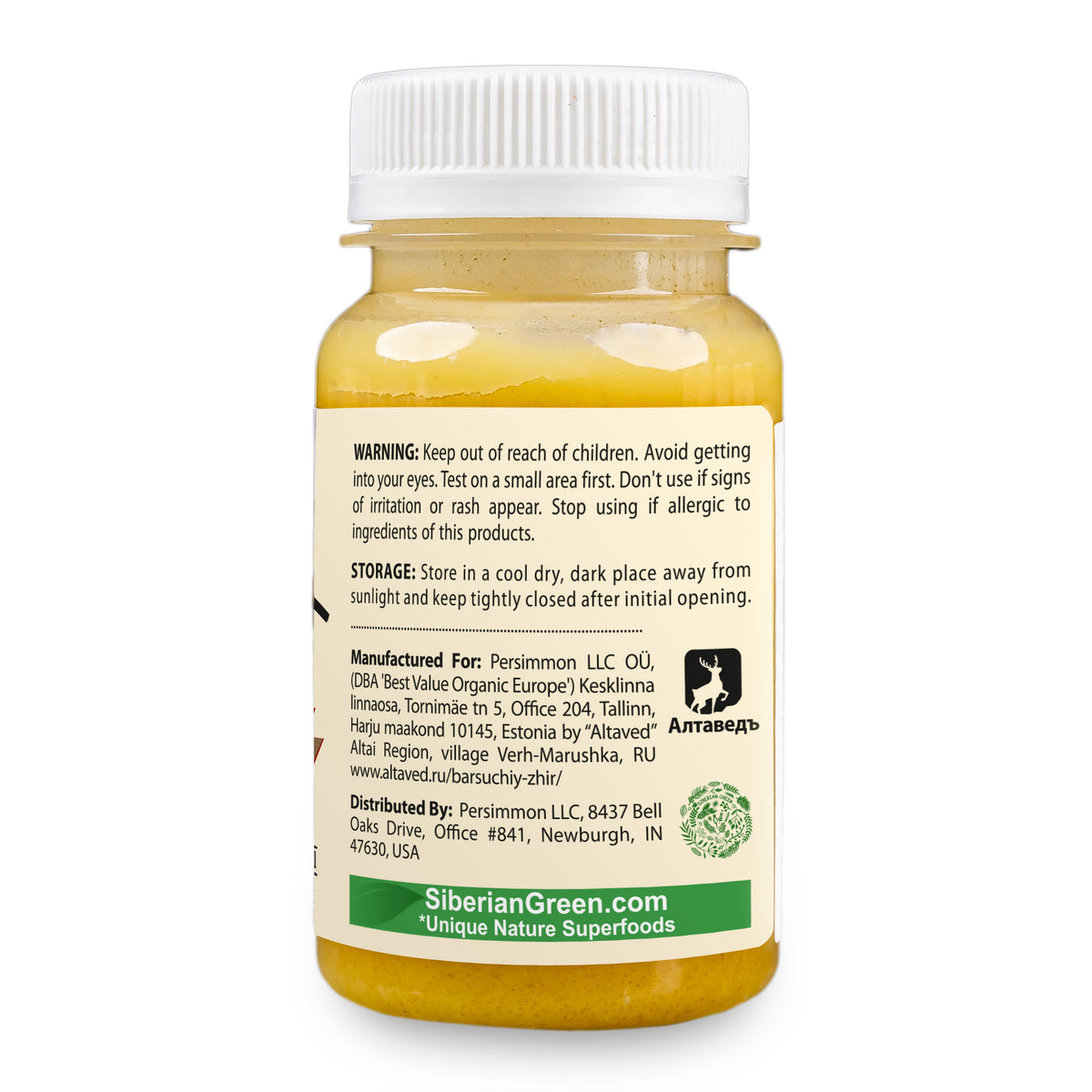 Badger Fat Cream-Gel with Altai Shilajit & Siberian Pine Oil – 100ml