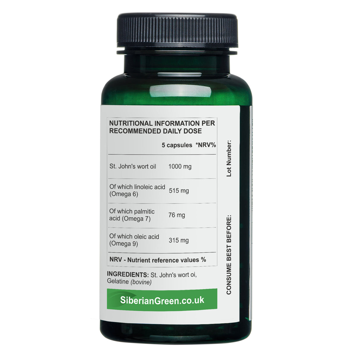 St. John’s Wort Oil Capsules – 200 Softgels
