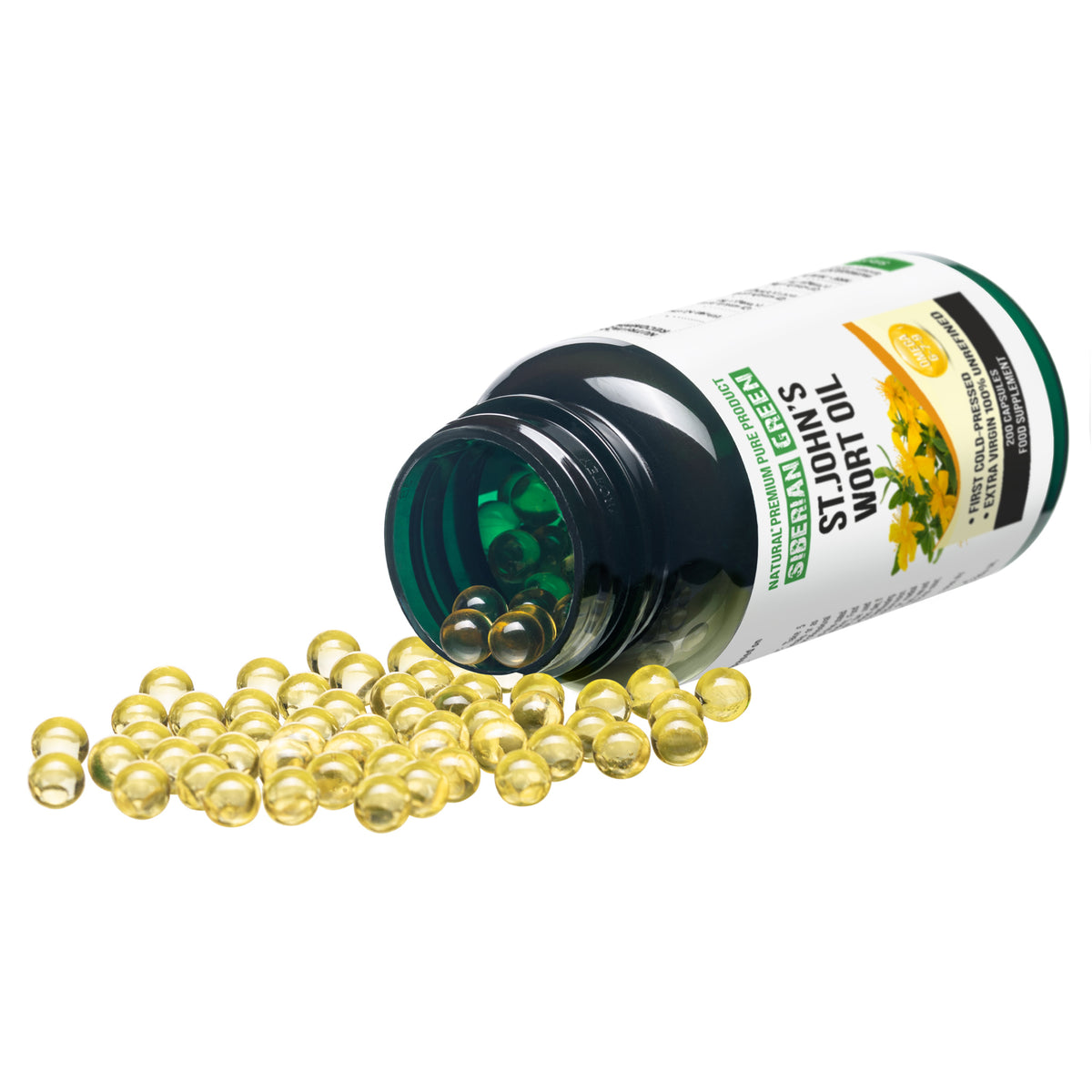 St. John’s Wort Oil Capsules – 200 Softgels