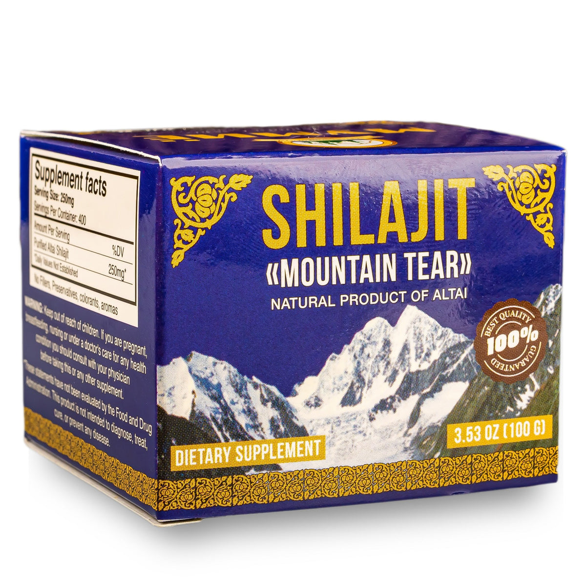 Shilajit Cream Resin Balm from Altai Mountains Siberia 100g (3.4 oz)